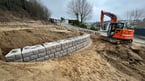 Retainer-Rock walling keeps residents and property safe and secure