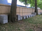The advantages of using concrete blocks as Kentledge for hoarding and fencing