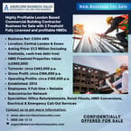Profitable London Contractor Business & 2 Freehold Licensed HMOs for Sale