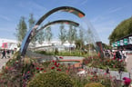 Silver-Gilt Flora medal for Positively Stoke-on-Trent Perspex garden
