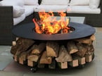 Deluxe Log Fire Pit  launched at the Ideal Home Exhibition