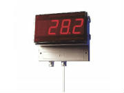 LED Wall Mount Thermocouple Thermometer