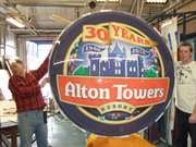 Printed Dish for Alton Towers