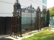 Ornate Black Metal Gates