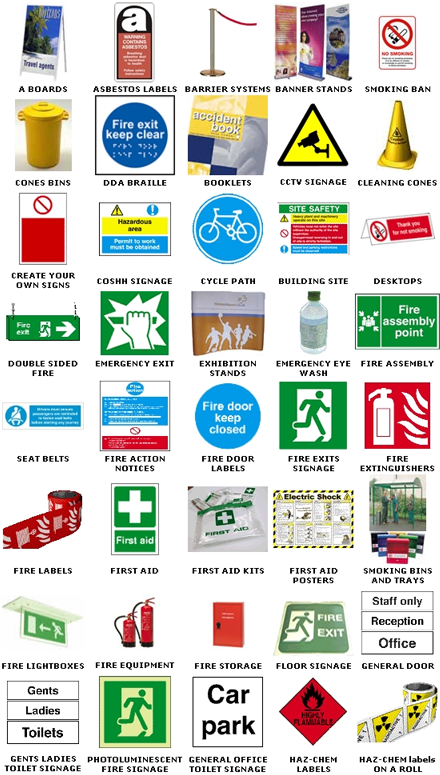 Safety Signs, Safety Sign Supplies for Workplace