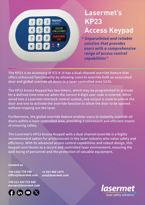 KP23 Access Keypad