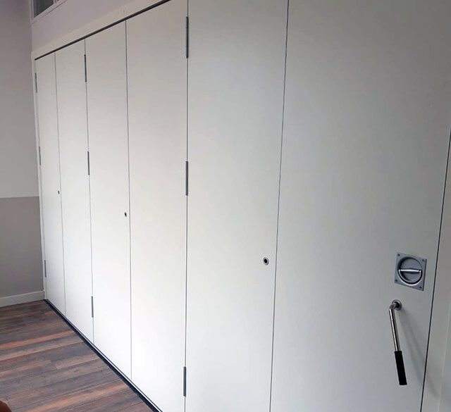 Beehive partition manufacture and installed within COVID guidelines. 