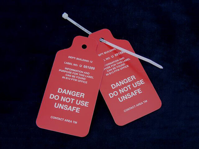 Safety Notice Tags