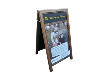 Chalk Board with Display Panel