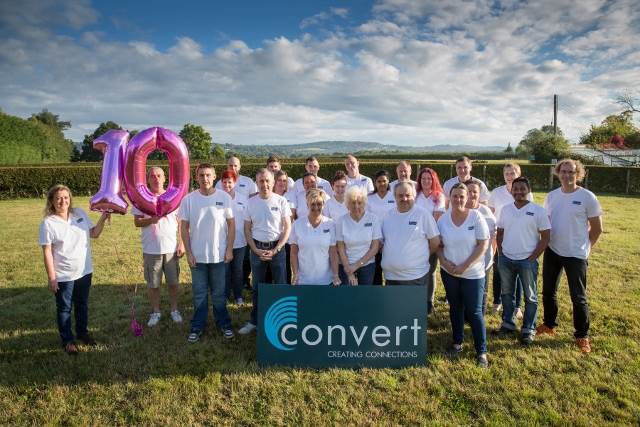 Convert Ltd celebrates it's 10th anniversary.