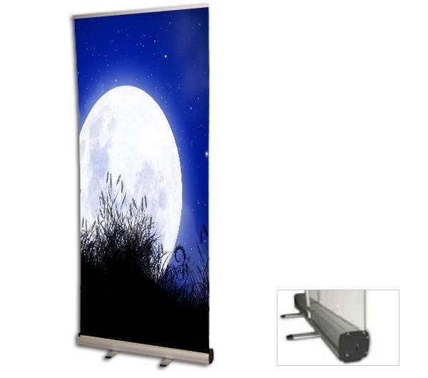 Single or double sided printed roll up banner