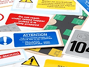 Safety Decal Labels
