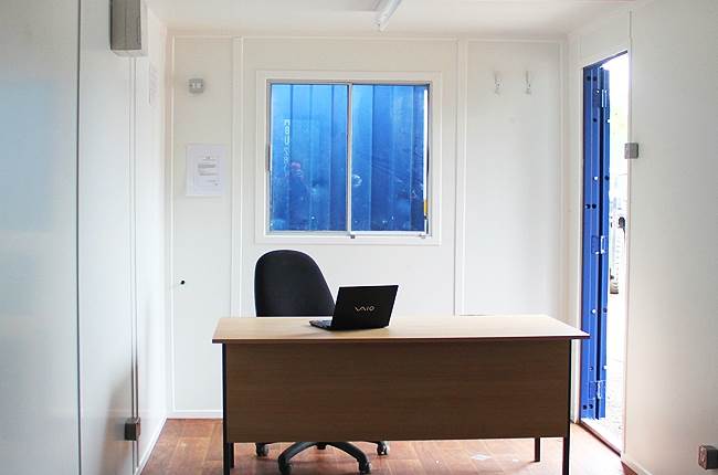 Open plan office container