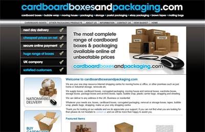 Main image for Cardboard Boxes and Packaging