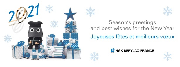 The whole NGK BERYLCO team whishes you a happy new year 2021!
