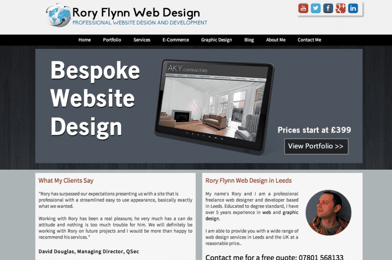 Main image for Rory Flynn Web Design