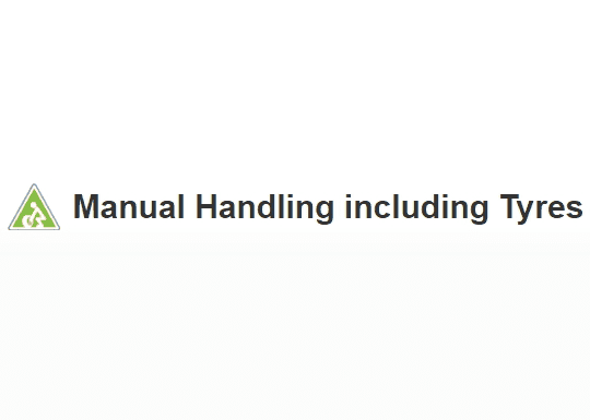 Manual Handling including Tyres