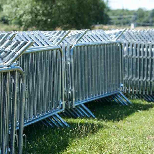 we also offer crowd control barriers. 
