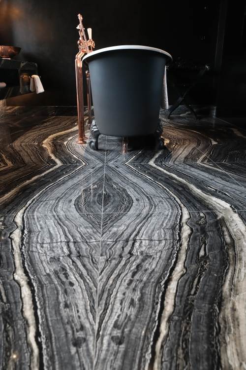 Bookmatched Marble for Boutique Hotel