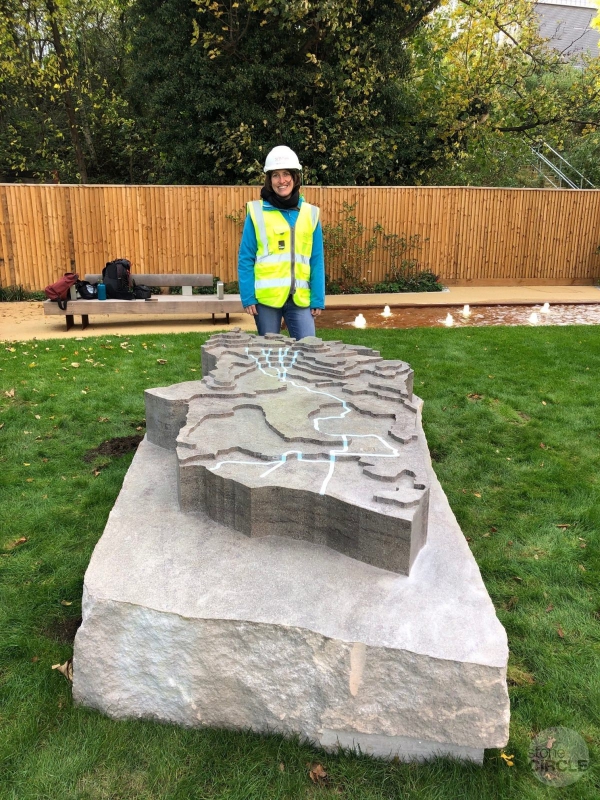 Course and Flow - a stone sculpture by Rachael Champion
