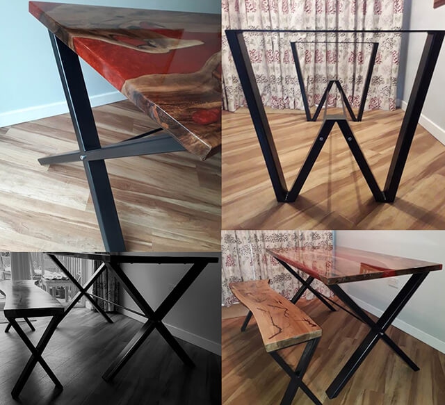 Grant E Ltd create leg designs for Workshop Woodstock furniture