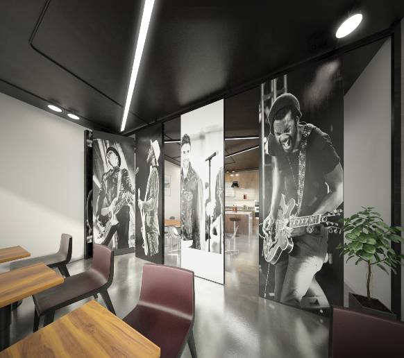 Digitally Printed Moveable Walls by Moving Designs Ltd