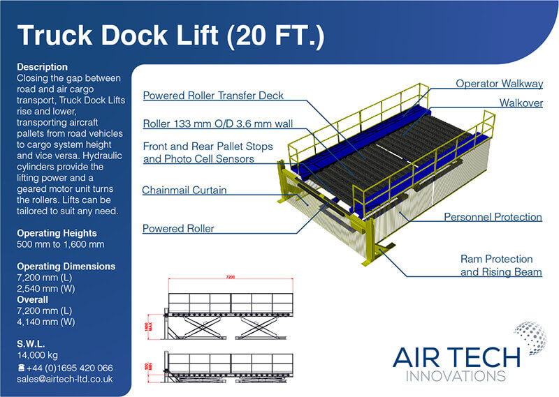 Truck Dock Lift 20ft
