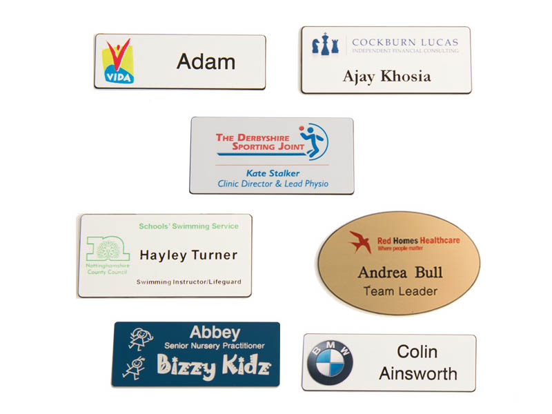 Name Badges with Logo