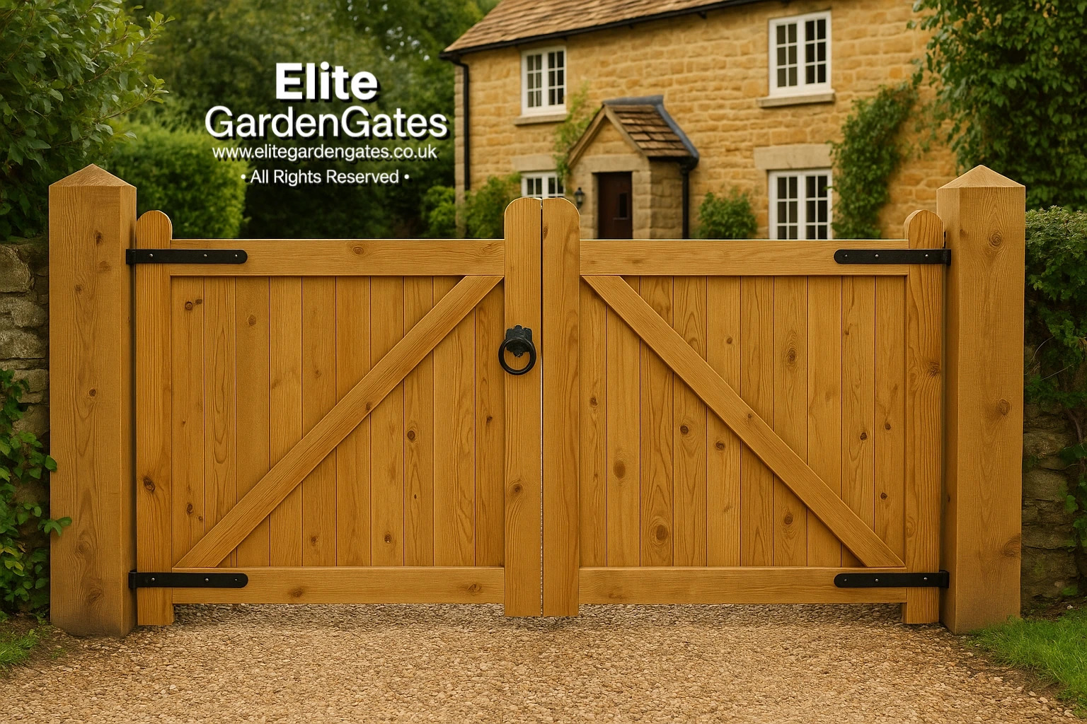 Double Driveway Gates