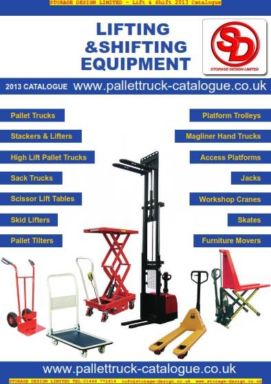 New lifting and shifting equipment catalogue