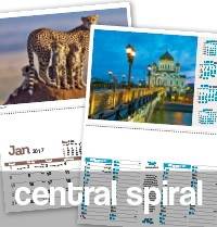 Central Spiral Calendars for 2019 - postage savers