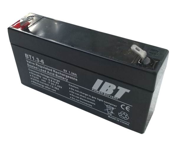 BT1.3-6 - 6v 1.3Ah lead acid battery