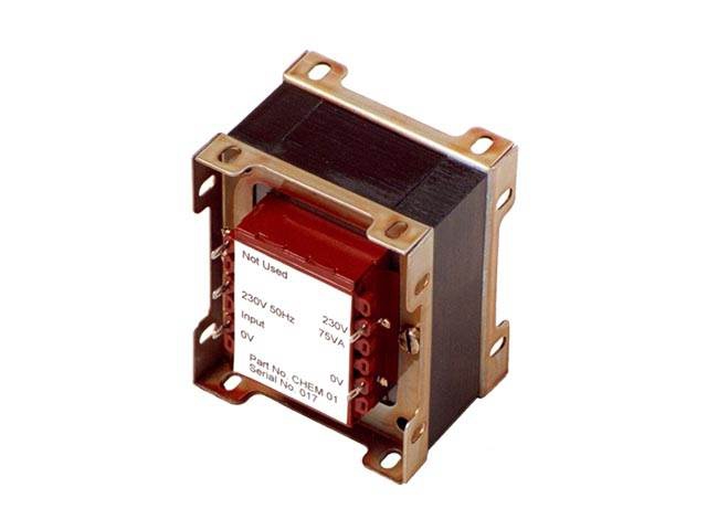 Single phase transformer with tag termination