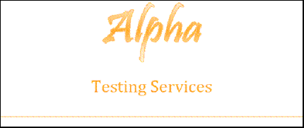 Alpha PAT Testing Services